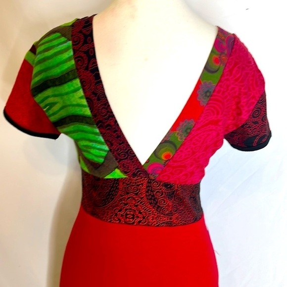 Y2k Desigual Pop Art Sequin Dress - Picture 8 of 8